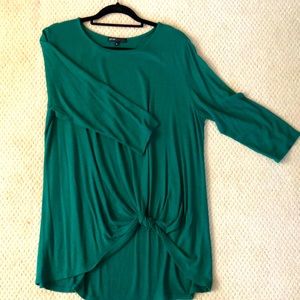 XL green tunic sweater from Nordstrom